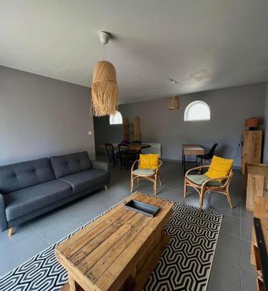 Peuplingues House | Les Buissonnets - Mer & Campagne - Maison de vacances - 2 chambres - 1 salon - 1 salle de bains - 1 cuisine - 72 m2