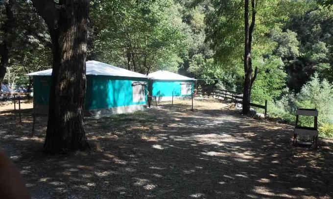 Pont d'Herault House | Les Gorges de l'Hérault campsite* - 3 room canvas bungalow for 4 people Without Toilet blocks