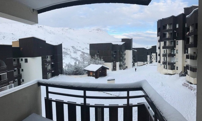 Les Menuires Apartment | Les Menuires Aux Pieds des Pistes et Commerces Pour 5 Personnes