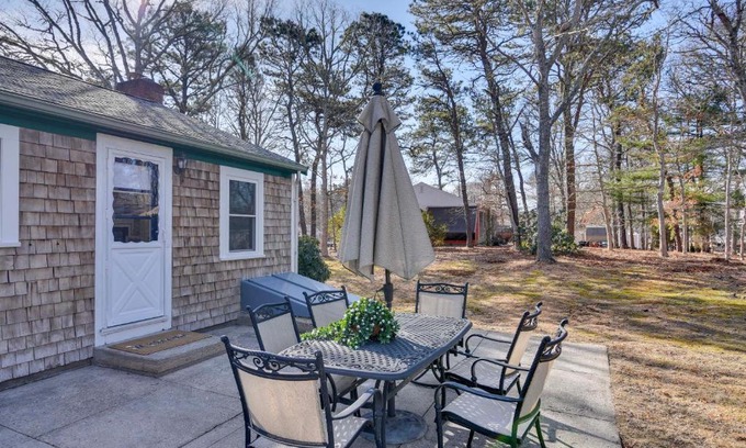 West Hyannisport House | Less Than 1 Mi to Craigville Beach Home with Patio and BBQ