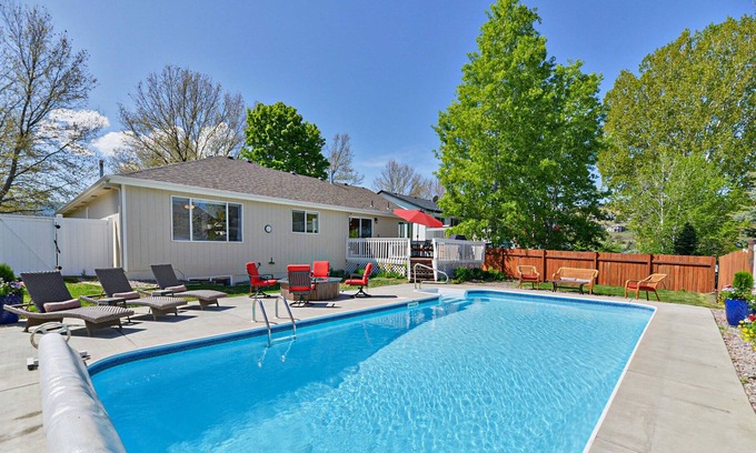 Liberty Lake House | Liberty Lake Vacation Rental w/ Private Pool