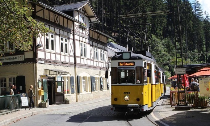 Bad Schandau House | Lichtenhainer Wasserfall - Double room, shower, WC
