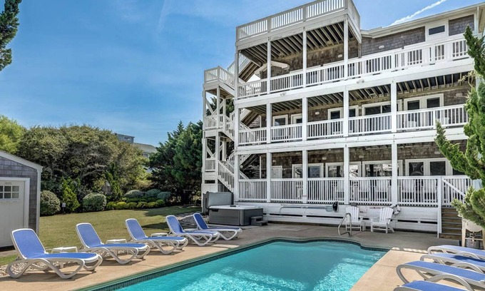 Corolla Light House | Life's Ruff | 995 ft to the beach | Private Pool, Hot Tub, Dog Friendly