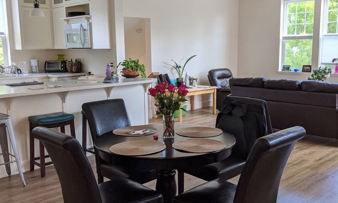 Historic Downtown District Apartment | Light-filled, upper story flat, walking distance to Oregon Shakespeare Festival