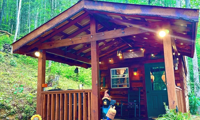 Cosby Cabin | Little Bear Tiny Cabin in The Forest
