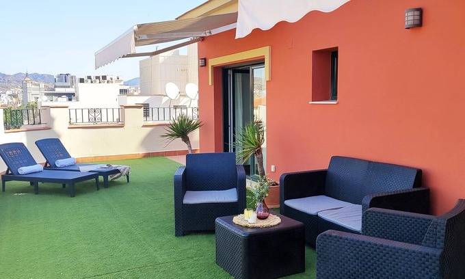 Ensanche Centro Apartment | Living4malaga Blue Bay Penthouse
