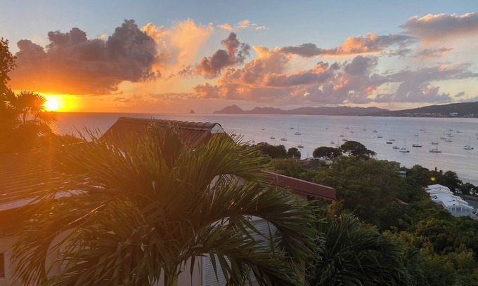 Sainte-Anne Cabin | Lodge DREAMVIEW 2 bedrooms with terrace - MAGNIFICENT SEA VIEW