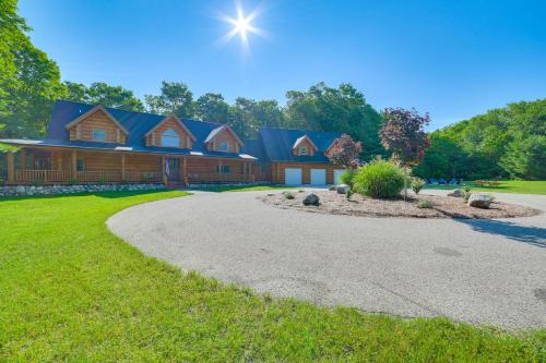 Petoskey House | Lodge on 104 Acres with Fire Pit in Boyne City