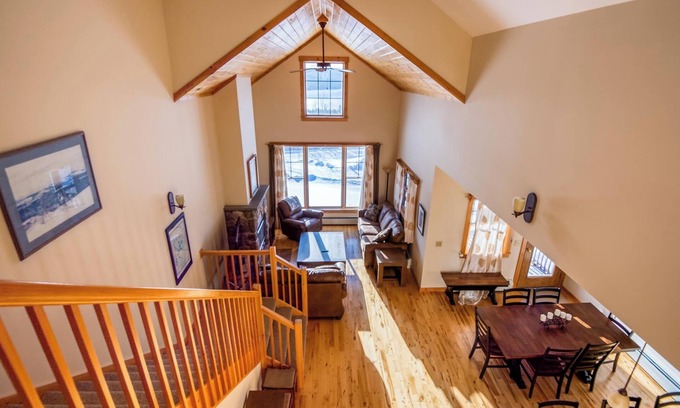 Rangeley Condo | Lodges 14 - Beautiful condo with Rangeley Lake views!