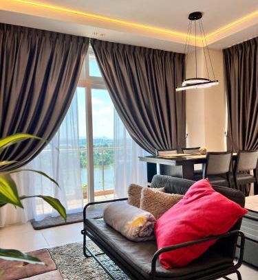 Kuching Apartment | LoFF Suite River View 2 Bedroom at Kuching Riverine Resort
