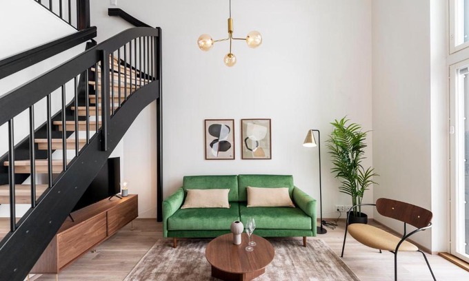 Tampere Apartment | Loft apartment with lake views