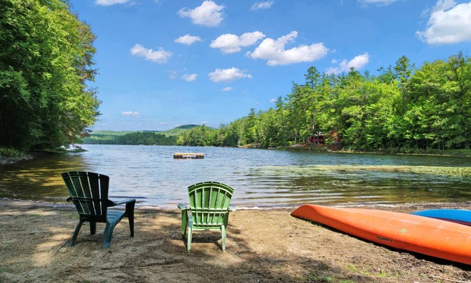 Chestertown House | Log Cabin in the ADK’s on 30 acres