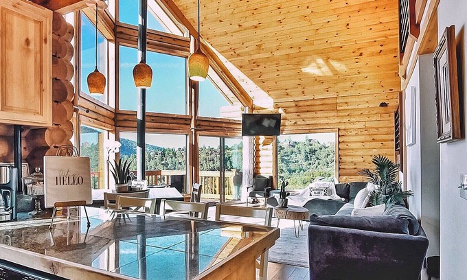 Pine Mountain Club Cabin | Log Cabin With Panoramic Views Of The Pines