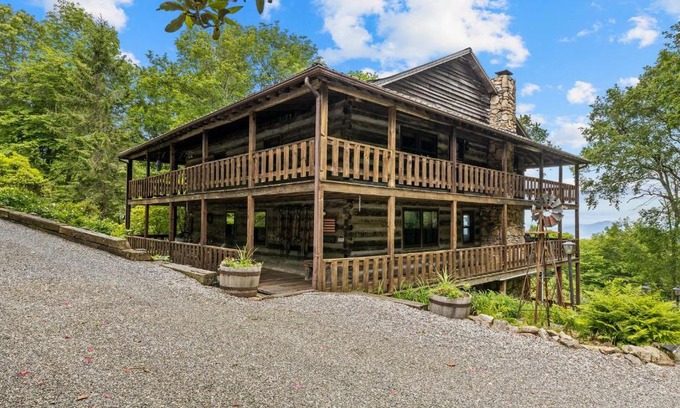 Wolf Laurel House | Logs Of Luxury Cabin