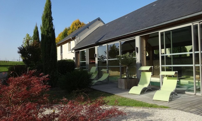Val-Fouzon House | Longère of character Swimming spa + Swimming pool and Tennis 12pers.