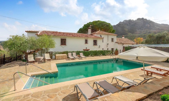 Grazalema House | Look forward to a first-class vacation in this vacation home with panoramic views and private pool.