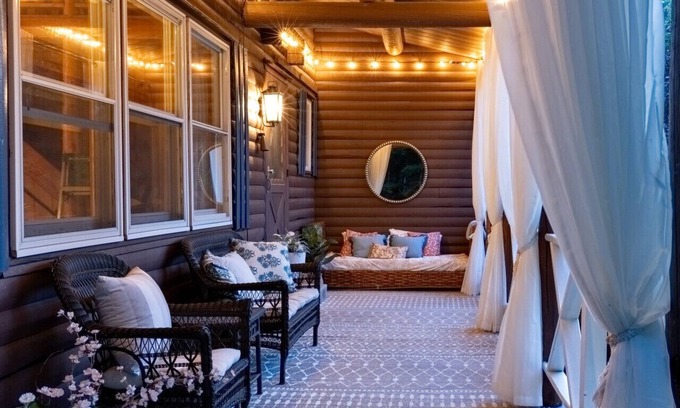 Gilford Cabin | Look to the Mountains: Gunstock Acres Log Cabin