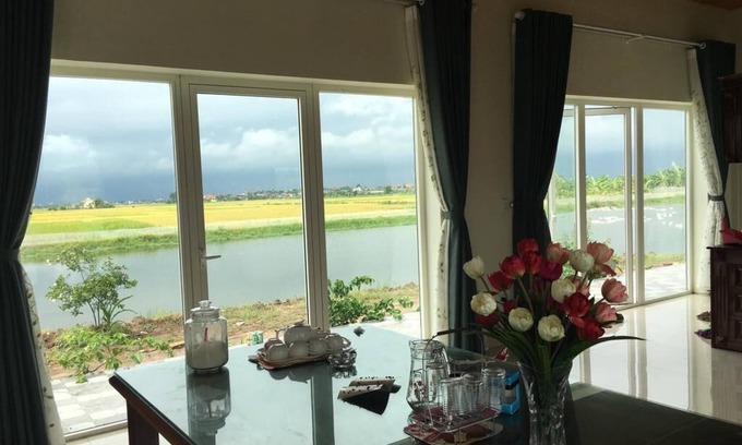 Huyen Kien Thuy Other | Lotus House with a beautiful rice field view