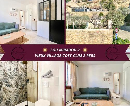 Miramas le Vieux Apartment | Lou Miradou 2 - Vieux village médiéval, Cosy, Clim, 2 personnes