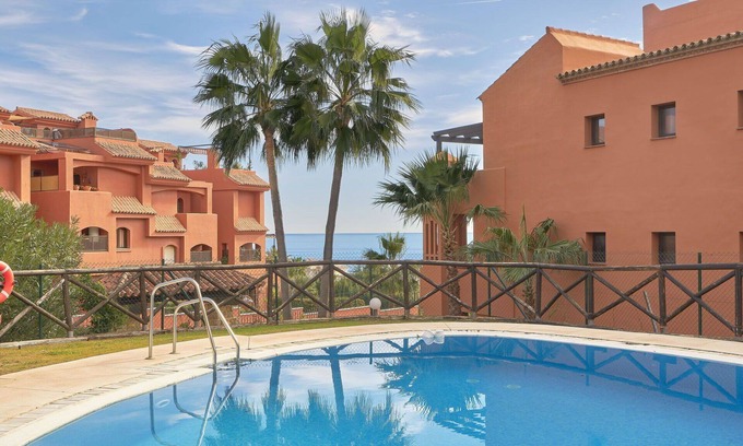 Buenas Noches Apartment | Lovely apartment for 4 guests with A/C, pool, WIFI, hot tub, TV, terrace and parking