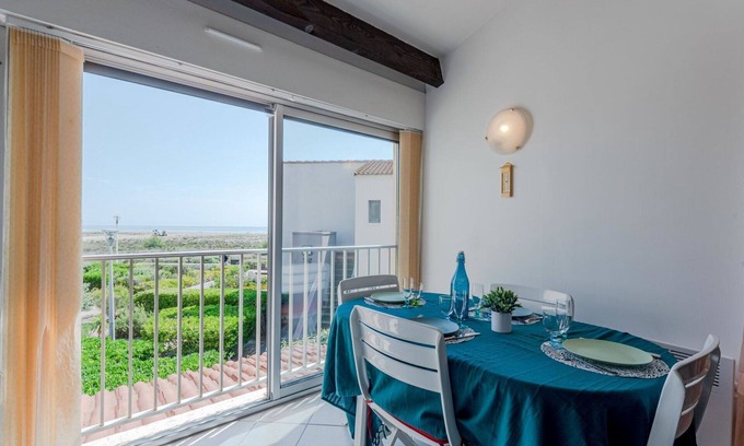 Port Leucate Apartment | Lovely apartment for 4 people with WIFI, TV and balcony