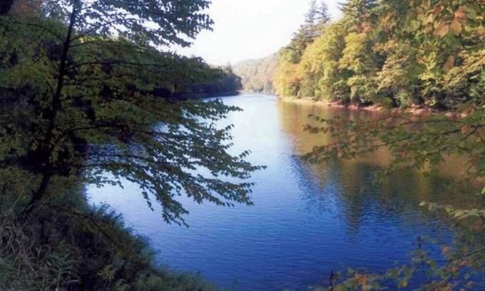 Clarington Cabin | Lovely cabin with perfect view of Clarion river in charming Cooksburg