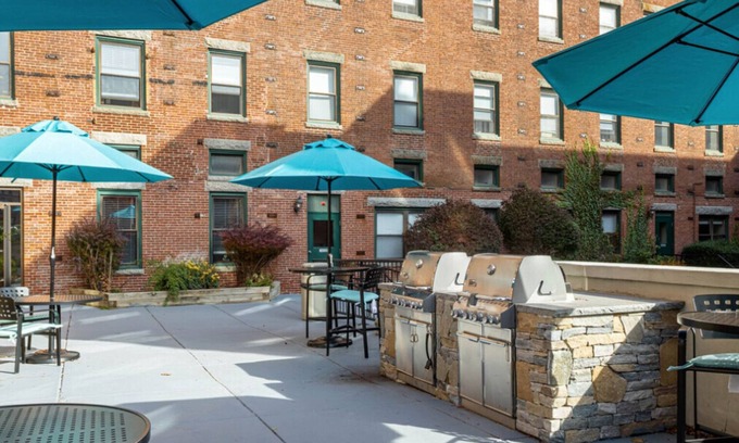 Lower Mills Apartment | Lovely Dorchester Lower Mills Studio w/Gym & W/D, by Blueground