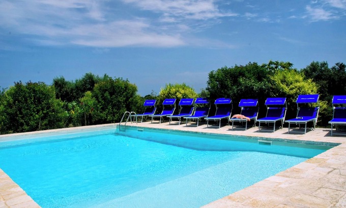 Locorotondo Villa | Lovely fully restored trullo country house, large fenced pool and wifi