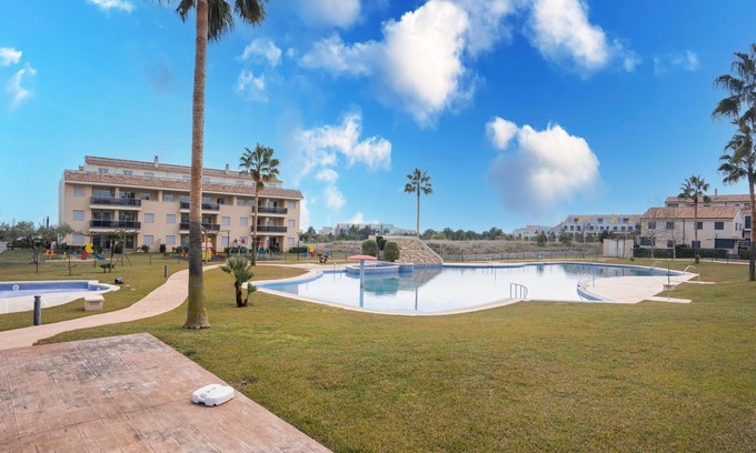 San Jorge House | Lovely holiday home in Sante Jordi with shared pool