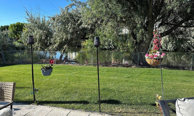 Nampa House | Lovely Waterfront Retreat w/View in Nampa (Close to Meridian & Boise)!