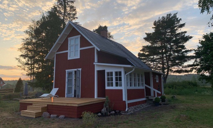 Jarnforsen House | Lovingly renovated Swedish house in an idyllic location on the edge of the forest and close to the river