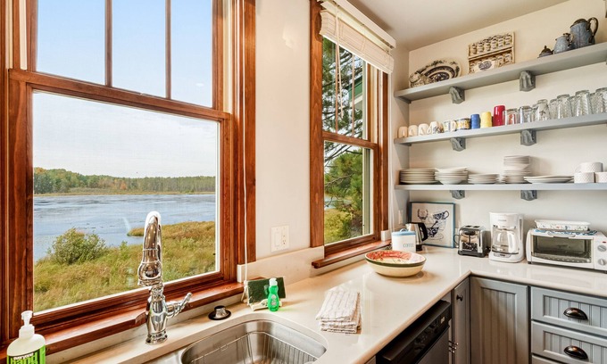 Presque Isle House | Lovingly restored, historic home on 160 acres w/game room & dock