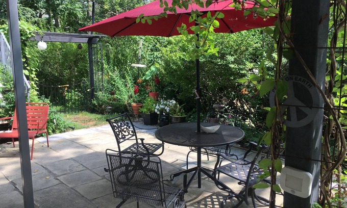 Angell Apartment | Lower level apartment accessed by patio door. Walk to, Downtown, Pet friendly.
