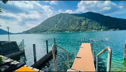 Maroggia Apartment | Lugano Lakefront - Private Beach & Pool