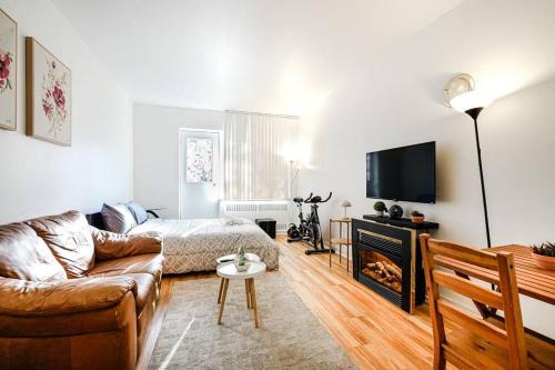 Milton Park Apartment | Lumière et Propreté à McGill parking gratuit