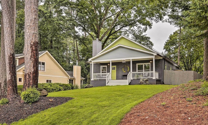 Greater Valley Brook House | Lush Decatur Escape w/ Hot Tub & Fire Pit!