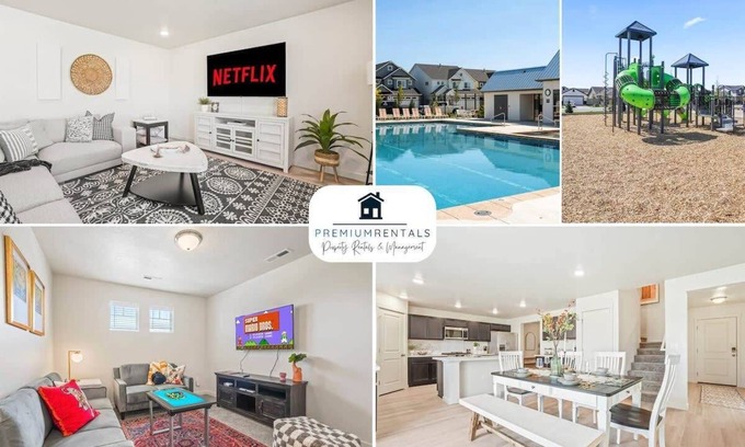 Nampa House | Lux 5BR Retreat with Pool & Game Room Wonderland