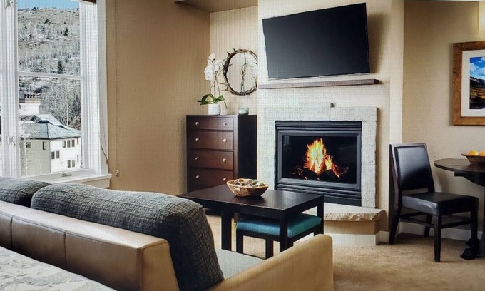 Beaver Creek Condo | Lux Beaver Creek HYATT MTN lodge Super Studio-Sleep4-Fireplace-Brkfst included