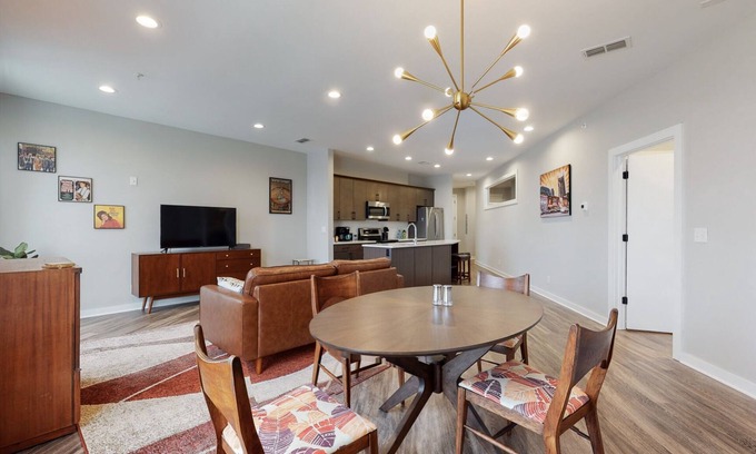 The Nations Condo | Lux Mid-Century condo near Downtown Nashville