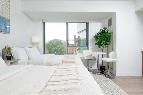 Central Square Apartment | Lux Studio 2xQueen beds Gym near MIT Harvard