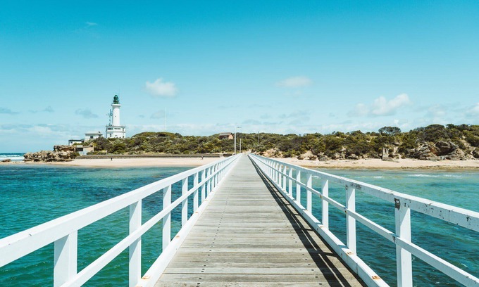 Point Lonsdale House | Luxe Coastal Retreat with Pool Near Beach and Golf