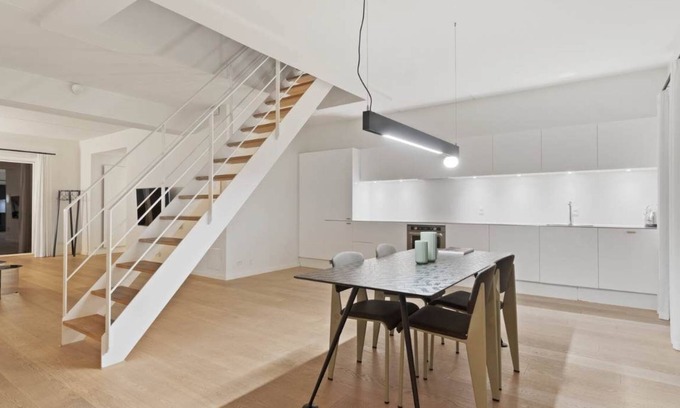 Copenhagen Apartment | Luxe Doublex w water view