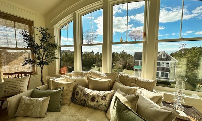 Cape May Point House | Luxurious Home Across from Beach with Water Views