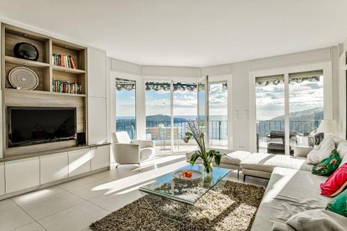 Villefranche-sur-Mer Apartment | Luxurious Penthouse with panoramic view