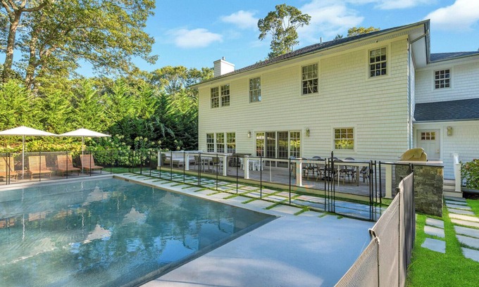North Sea House | Luxurious Southampton Retreat with Pool, Resort-Style Living & Prime Location