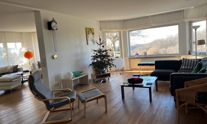 Badenweiler Apartment | Luxurious vacation apartment with view over the Rhine Valley, 130 qm