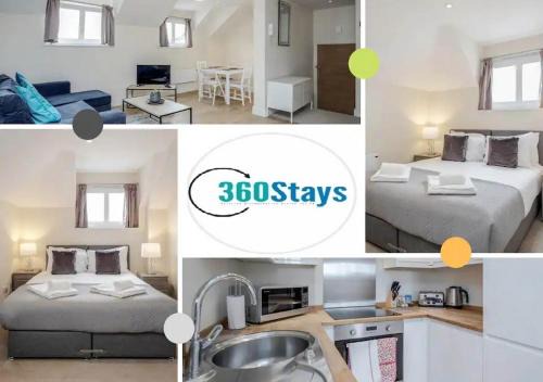 Maidenhead Apartment | Luxury 1 Bedroom Apartment 06 with Parking in Maidenhead by 360stays
