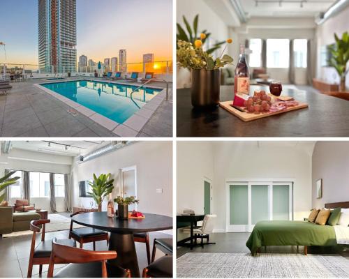 Historic Core Apartment | Luxury 2BR in DTLA w Jacuzzi & Rooftop Views