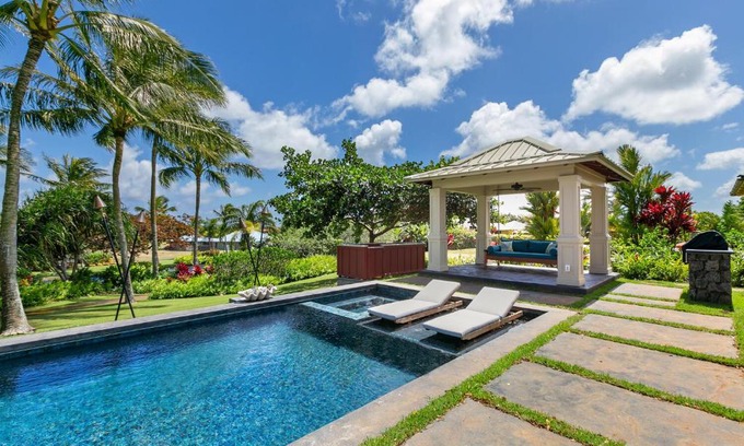 Poipu House | Luxury 5 Bed Home with Pool and Spa- Alekona Kauai