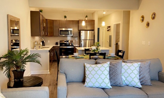 Conestee Apartment | Luxury apartment 10 mins from downtown free groceries